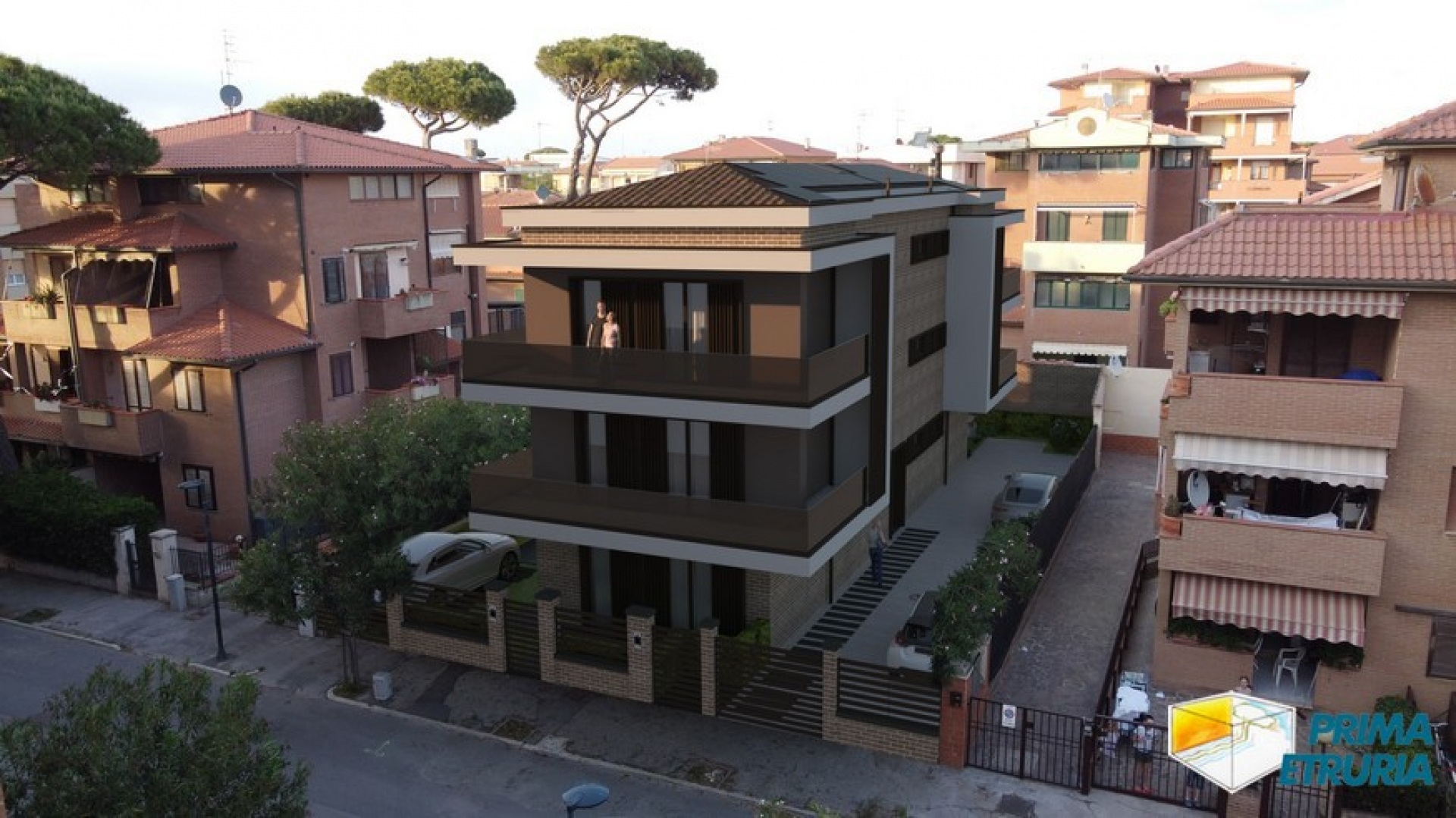 Appartamento in costruzione con giardino privato e ingresso indipendente - Zona Centro -