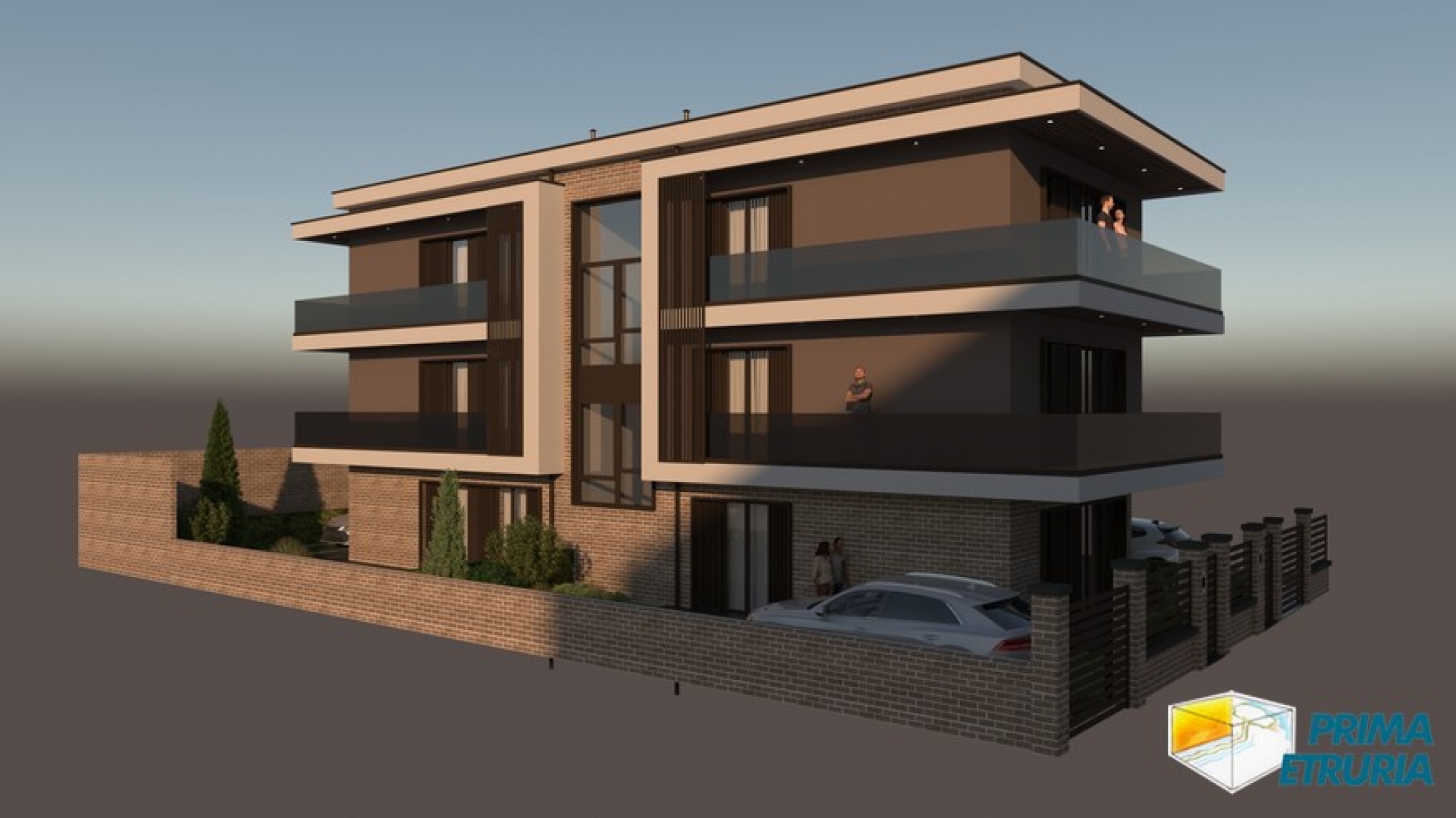 Appartamento in costruzione con giardino privato e ingresso indipendente - Zona Centro -