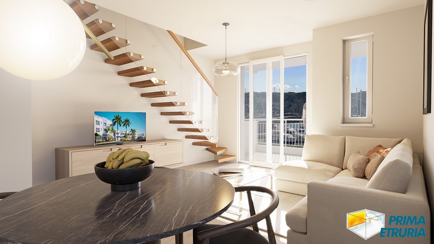 Attico su due livelli con ampi spazi e terrazza con magnifica vista - ZONA CENTRO -